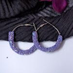 Glitter Hoop Earring_Medium Size