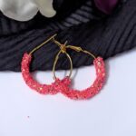 Glitter Hoop Earring_Medium Size