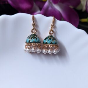 Meenakari Jhumka_Smalll Size