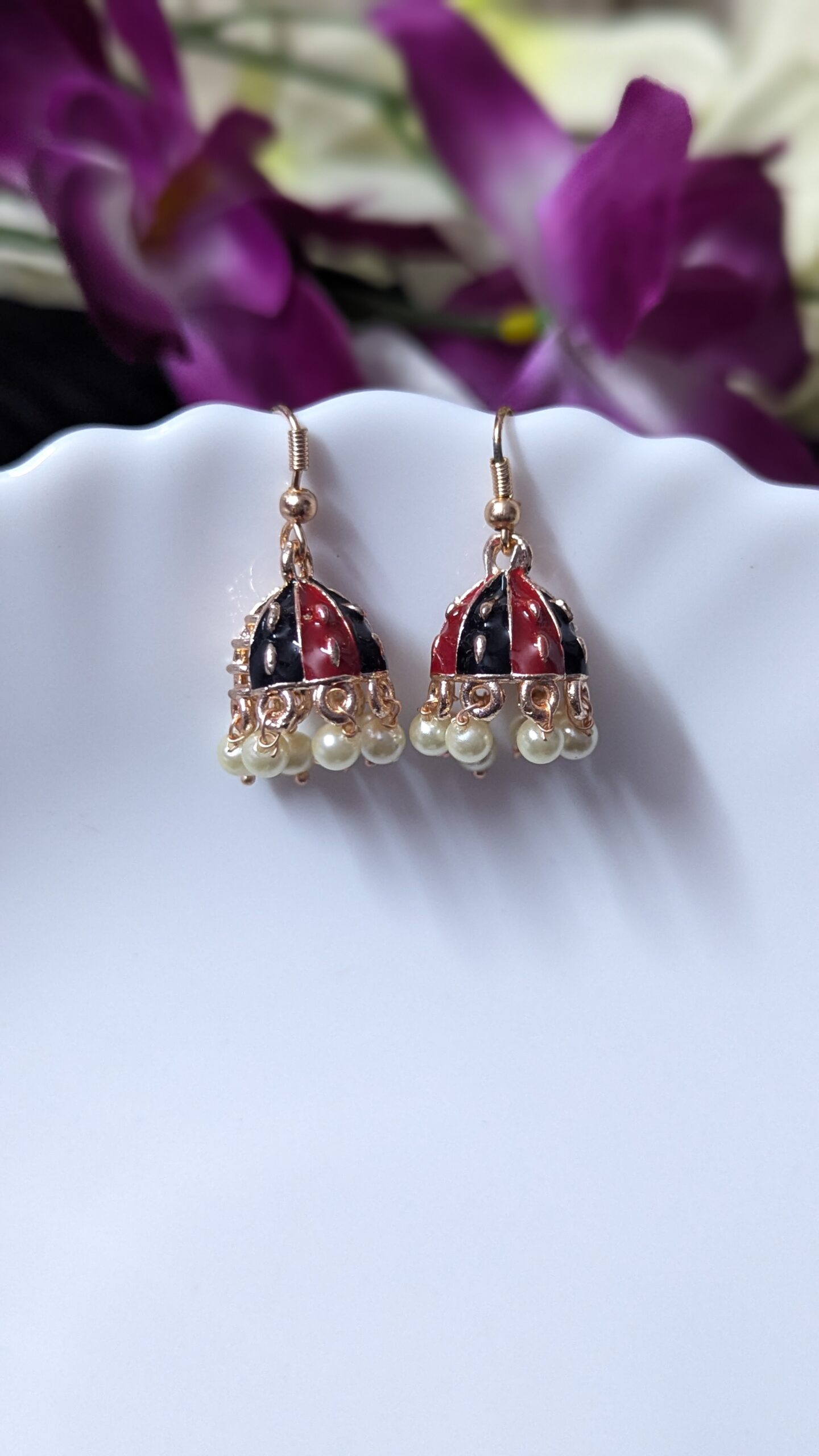 Meenakari Jhumka_Smalll Size