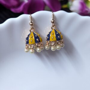 Meenakari Jhumka_Smalll Size