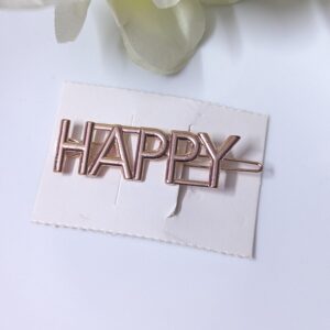 Korean Hair Clips_Rose Gold