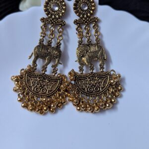 Elepant Long Earring