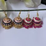 Meenakari Hook Jhumka_Medium To Big
