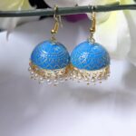 Meenakari Hook Jhumka_Medium To Big