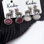 Deer German Silver Earring