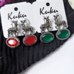 Deer German Silver Earring