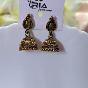 Gold jhumka _ Medium size