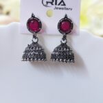 Silver jhumka _ Medium size