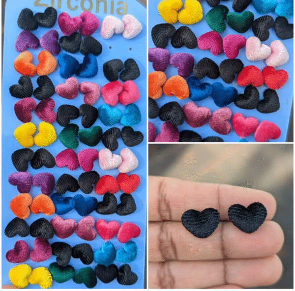 Velvet Heart Studs