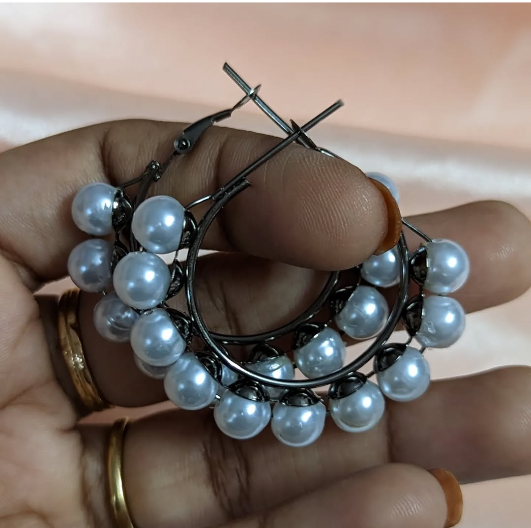 Pearl Hook Earrings
