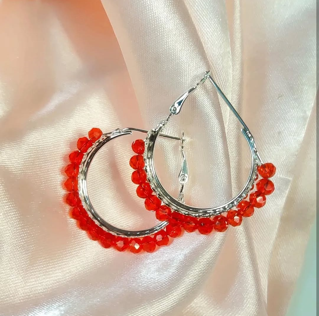 Beads Hoop Earring