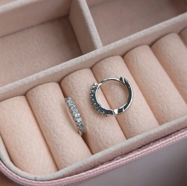 Silver Hoop Anti-Tarnish Earrings