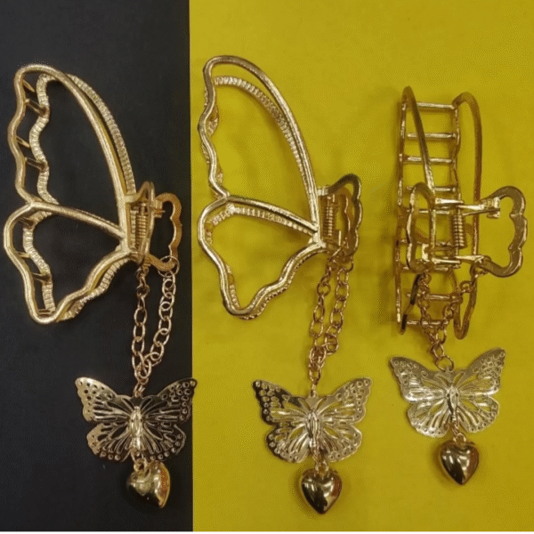 Metal Butterfly Hanging Claw