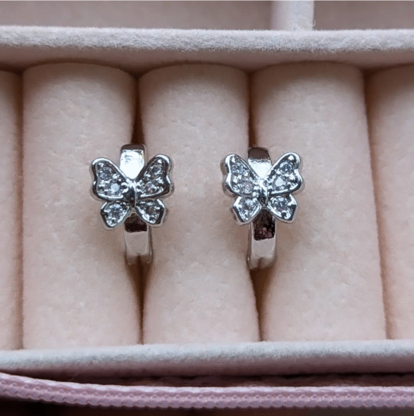 Silver Hoop Anti-Tarnish Earrings