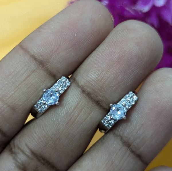 Silver Hoop Anti-Tarnish Earrings