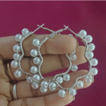 Hoop Pearl Earrings