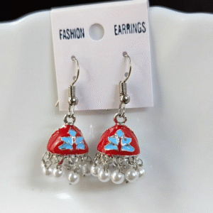 Meenakari Hook Jhumka