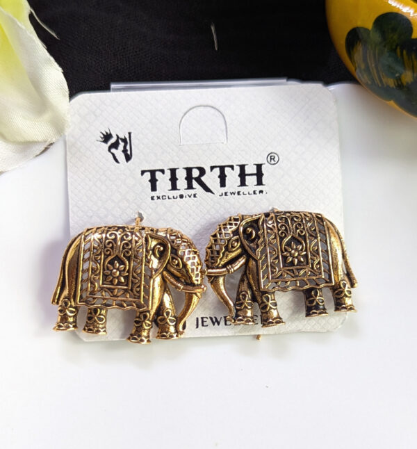 Elephant Hook Earring