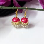 Meenakari Hook Jhumka_Small Size