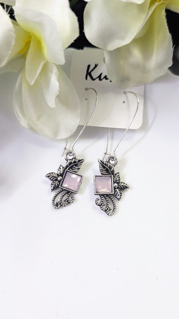 Oxisdised Hook Earring