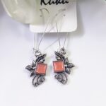 Oxisdised Hook Earring