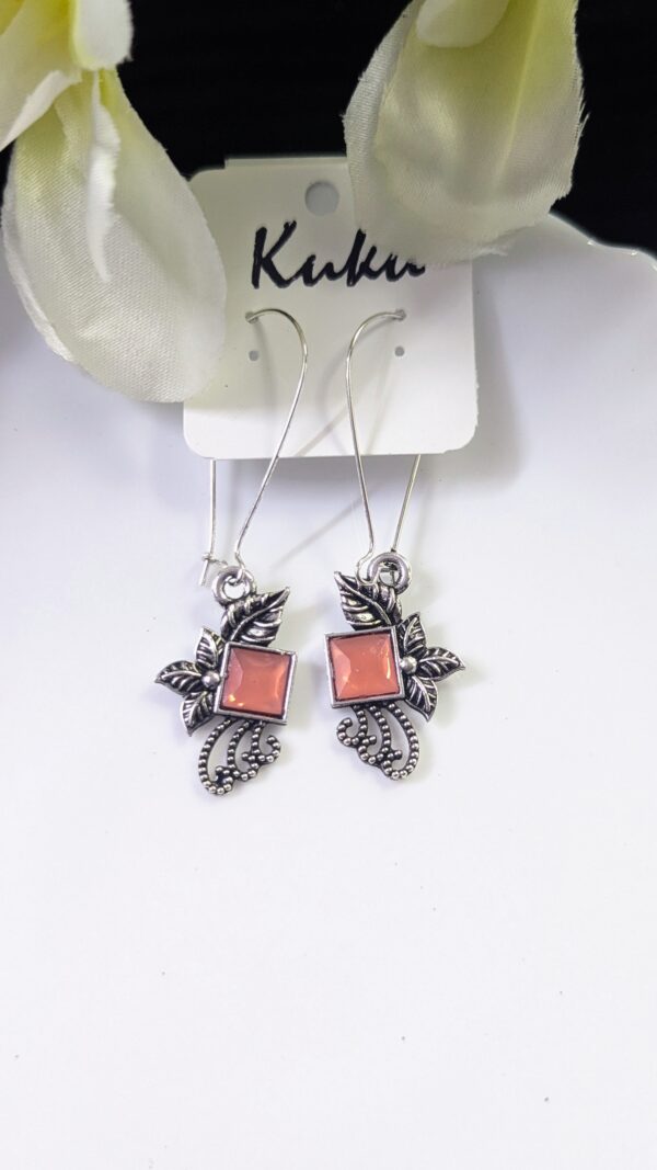 Oxisdised Hook Earring