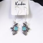 Oxisdised Hook Earring