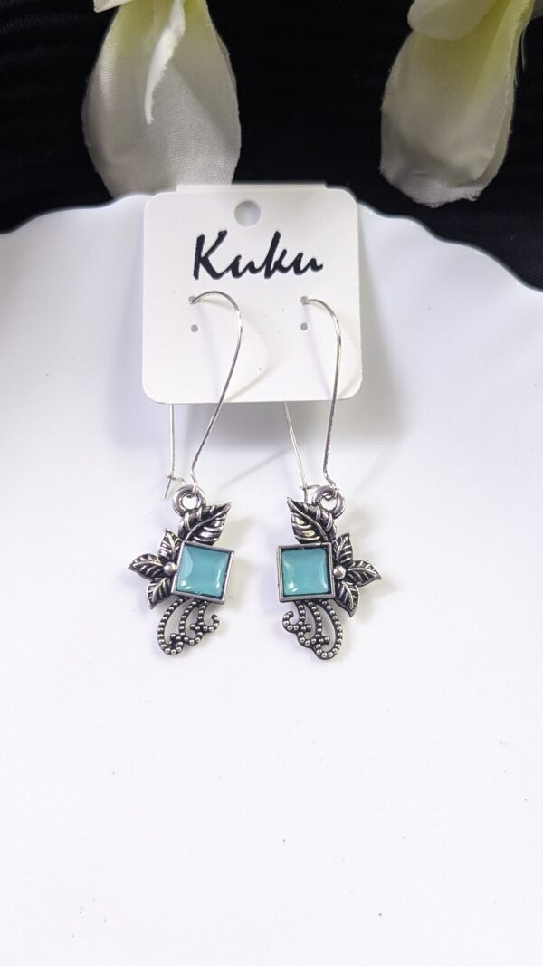 Oxisdised Hook Earring