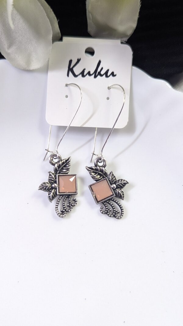 Oxisdised Hook Earring
