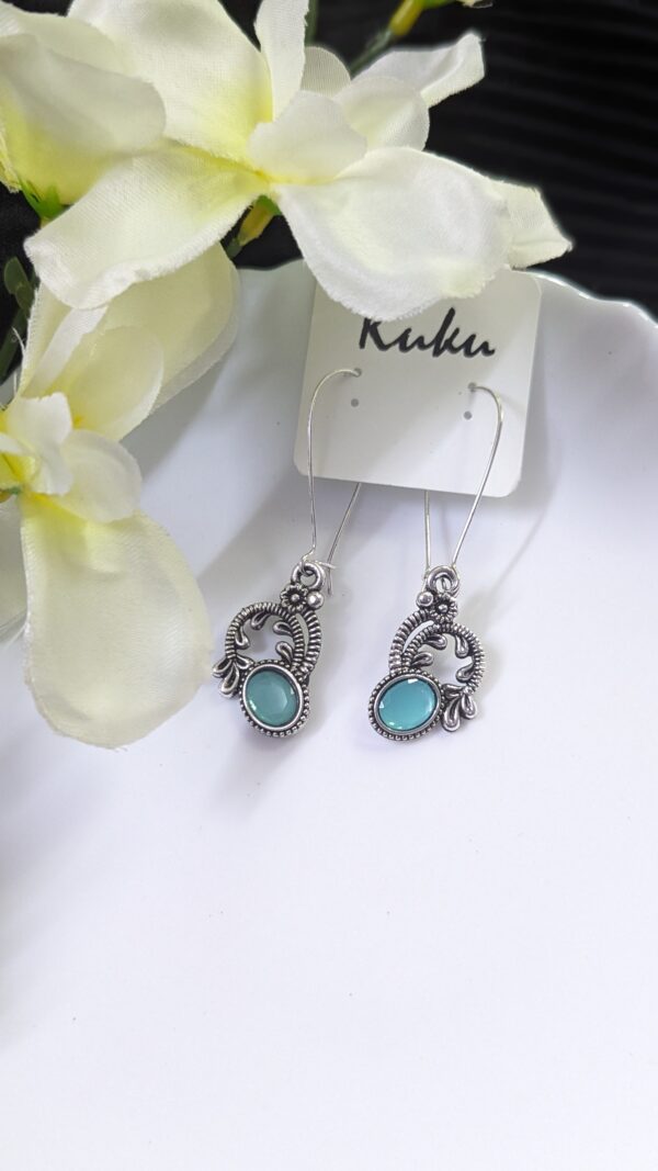 Oxisdised Hook Earring