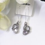 Oxisdised Hook Earring