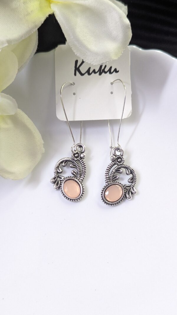 Oxisdised Hook Earring