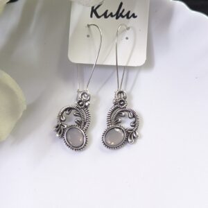 Oxisdised Hook Earring