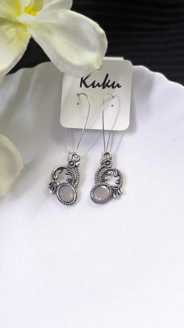 Oxisdised Hook Earring