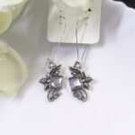 Oxisdised Hook Earring