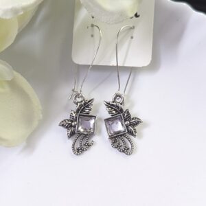 Oxisdised Hook Earring