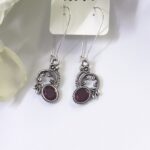 Oxisdised Hook Earring