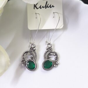 Oxisdised Hook Earring