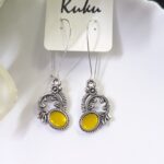 Oxisdised Hook Earring