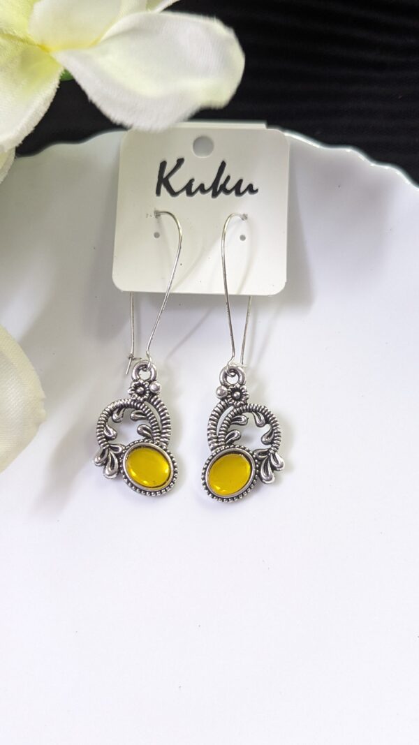 Oxisdised Hook Earring