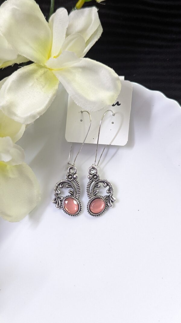 Oxisdised Hook Earring