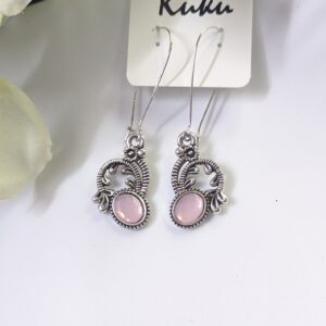 Oxisdised Hook Earring