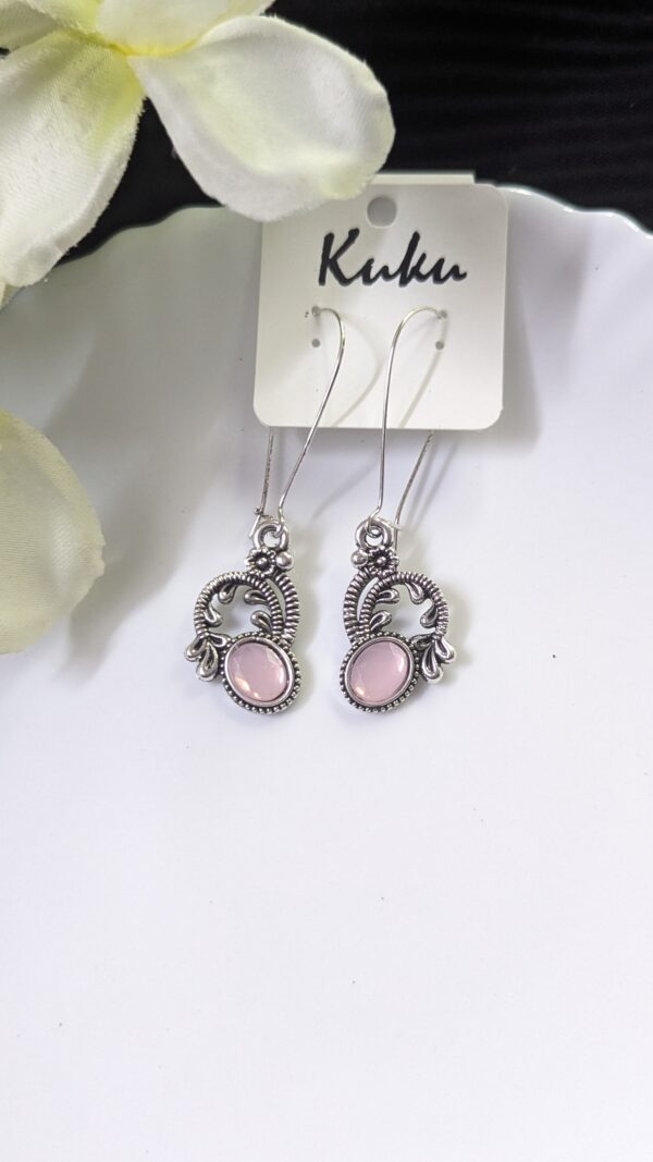Oxisdised Hook Earring