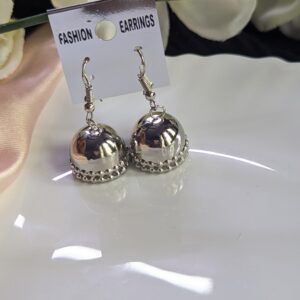 Weightless Silver Jhumka