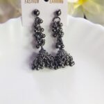 Trendy Black Metal Earring