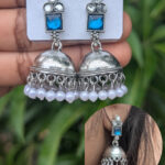 Silver Jhumka