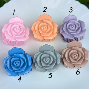 Glossy Rose Hair Claws_Medium Size