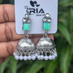 Silver Jhumka