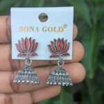 Lotus Jhumka _ Small Size